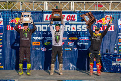 Eli Tomac gewann in Thnder Valley vor Adam Cianciarulo und Zach Osborne