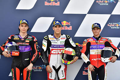 Die Top-3 nach dem Q2 in Jerez: Casadei, Pons und Garzo