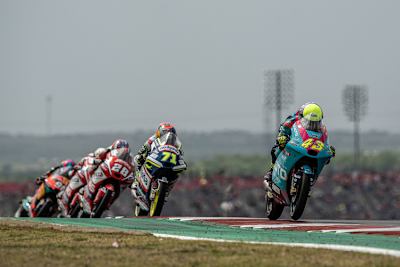 Xavier Artigas im Austin-Rennen vor Ayumu Sasaki (Husqvarna) und GASGAS-Pilot Izan Guevara