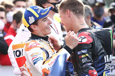 Auch Marc Márquez gratulierte dem neuen Weltmeister