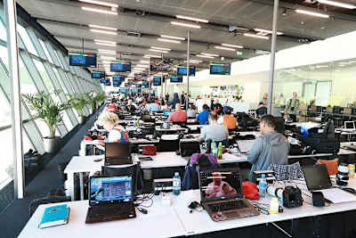 Modernes Media Centre am Red Bull Ring: Computer sind längst zur Selbstverständlichkeit geworden