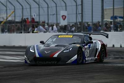 Die Corvette C7 GT3-R beim Rennen in den USA