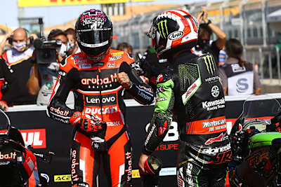 Die SBK-Protagonisten 2020: Scott Redding (li.) und Johnny Rea