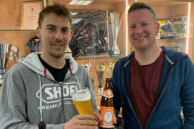 Ein Alkoholfreies für Reiterberger (li.)