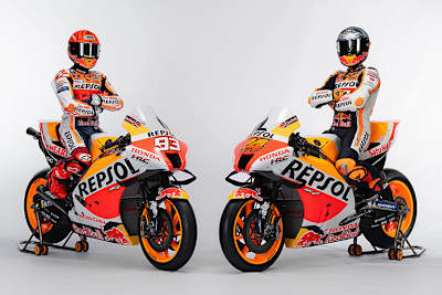 Das Honda-Werksteam: Marc Marquez (li.) und Pol Espargaro