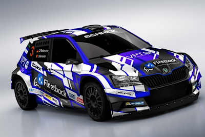 Der Skoda Fabia Rally2 Evo von Christian Riedemann