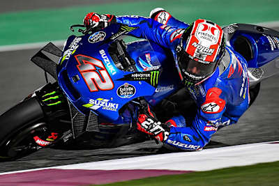 Alex Rins heute im FP2: Schneller als Joan Mir