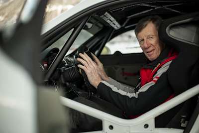 Walter Röhrl an seinem Lieblingsplatz