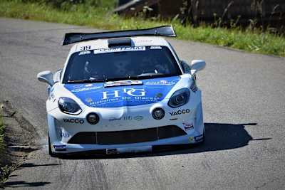 Cedric Robert in seiner Alpine A110
