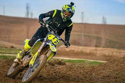 Valentino Rossi beim Cross-Training