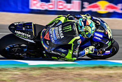 Valentino Rossi am Mittwoch in Jerez