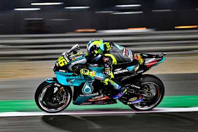 Valentino Rossi im Flutlicht von Losail