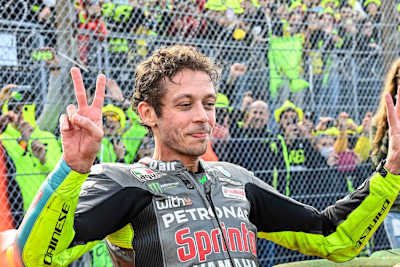 Valentino Rossi ließ sich feiern