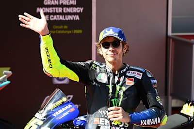 Valentino Rossi: Jubel nach Platz 3 im Quali