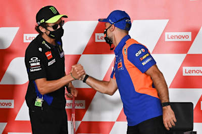 Valentino Rossi und Miguel Oliveira verstehen sich bestens