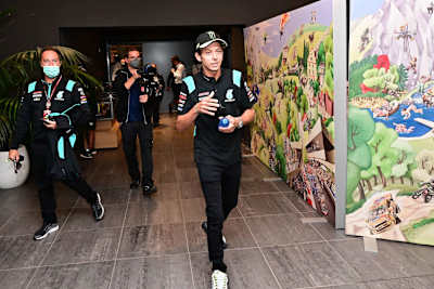 Valentino Rossi erschien gefasst zur Pressekonferenz