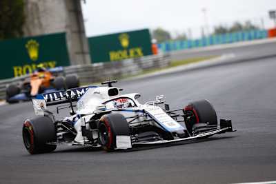 George Russell auf dem Hungaroring