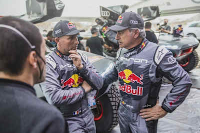 Stephane Peterhansel und Carlos Sainz