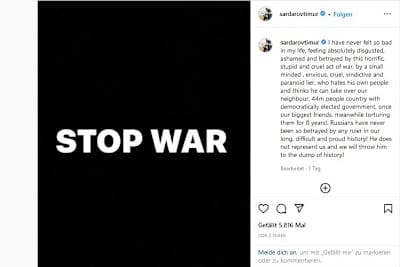 Entsetzliche, dumme und grausame Kriegshandlung: Klare Worte von Timur Sardow, Russe und CEO von MV Agusta