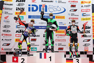 Valentin Debise ganz oben angekommen