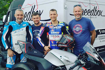 Dominic Schmitter (2.v.re.) mit dem Team Speedbox