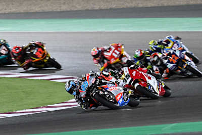 Marcel Schrötter im ersten Moto2-Rennen von Katar