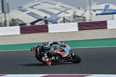 Marcel Schrötter nahm seine Arbeit in Losail in Session 2 auf