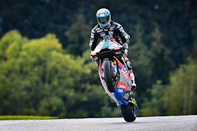 Marcel Schrötter freute sich am Samstag über Startplatz 3