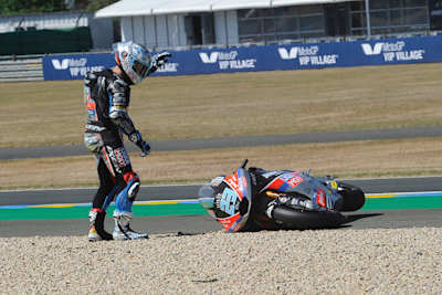 Marcel Schrötter stürzte am Ende