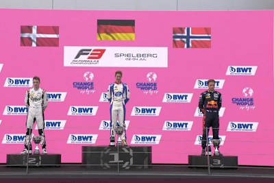 David Schumacher (Mitte): Erster Sieg in der Formel 3!