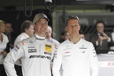 Ralf und Michael Schumacher 2012