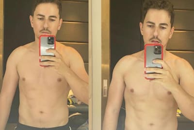 Seine eigenen Fortschritte dokumentiert Jorge Lorenzo auf Instagarm