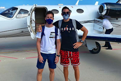 Pol und Aleix Espargaró machten sich am Montag gemeinsam auf den Weg nach Misano