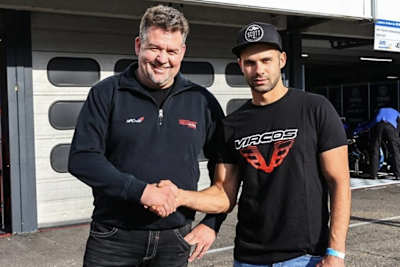 Denis Hertrampf (li.) mit Vladimir Leonov