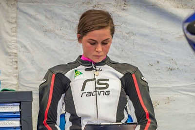 Sharni Lee Pinfold hatte nur ein kurzes Abenteuer in der Supersport-WM 300