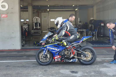 Hannes Soomer beim Portimao-Test