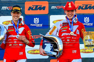 Maximilian Spies (rechts) wurde Europameister vor seinem Teamkollegen Federico Tuani