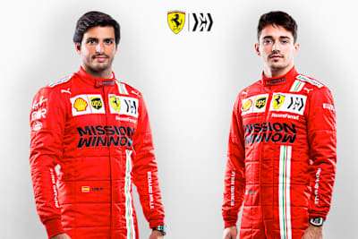 Carlos Sainz und Charles Leclerc