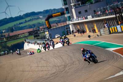 Mehr als den Auspuff gab es von Folger nicht zu sehen