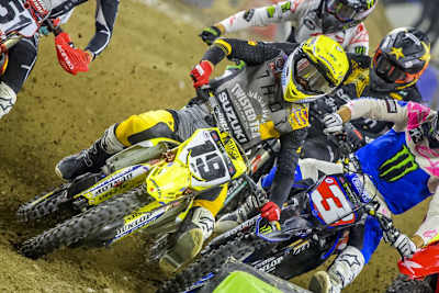 Justin Bogle führte das Finale von Detroit mehrere Runden lang an