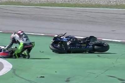 Tom Sykes vor Alvaro Bautista