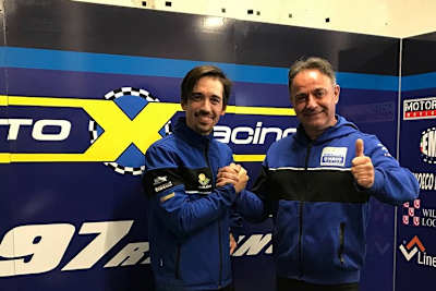 Roberto Tamburini (li.) mit Teamchef Sandro Carusi