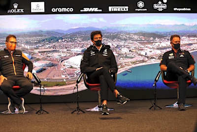 Andreas Seidl, Toto Wolff und Christian Horner