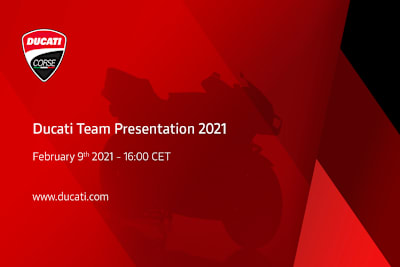 Ducati präsentiert die neue Maschine am 9. Februar