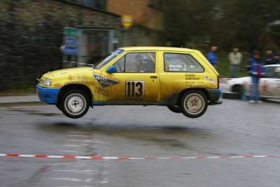 Thierry Neuville 2007 im Opel Corsa GSi