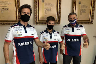 Nico Terol, David Alonso und Jorge Martinez