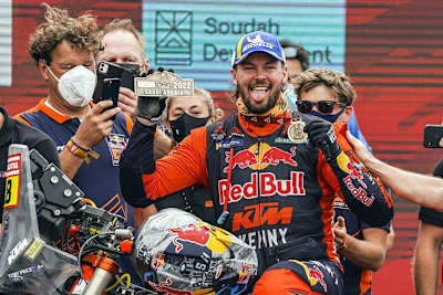 Toby Price (KTM) landete auf dem zweiten Tagesrang