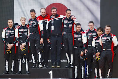 Das Weltmeisterteam von Toyota