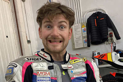 Lukas Trautmann hat wieder Spaß mit dem Motorrad