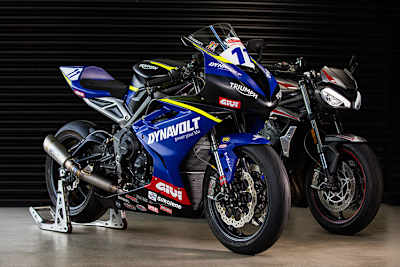 Die Triumph Street Triple 765 RS als Renn- und Serienversion